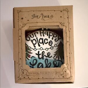 Glory Haus  Our Happy Place The Lake Puff Ornament